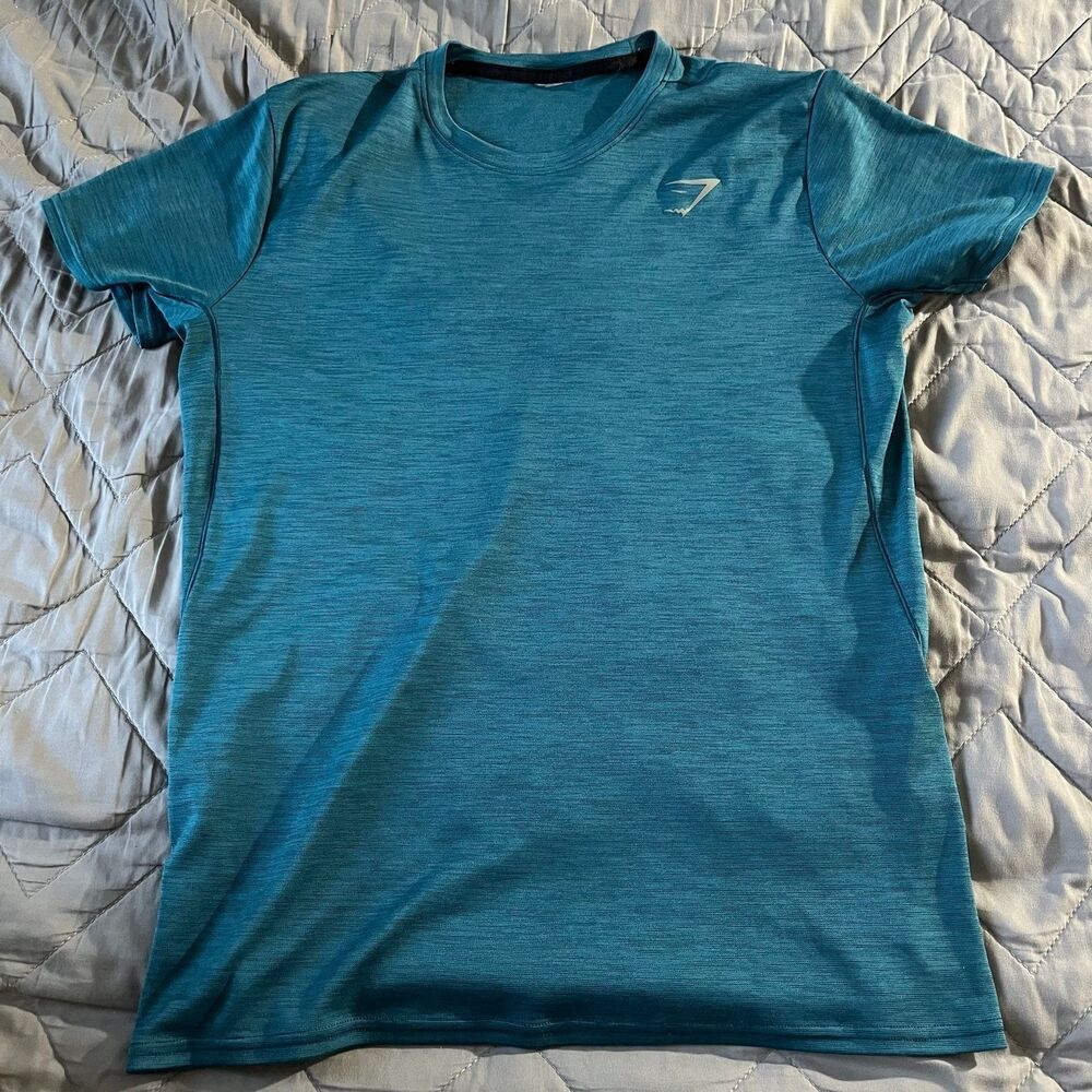 Gymshark Speed Men’s Short Sleeve Training Shirt Green Size small Athletic